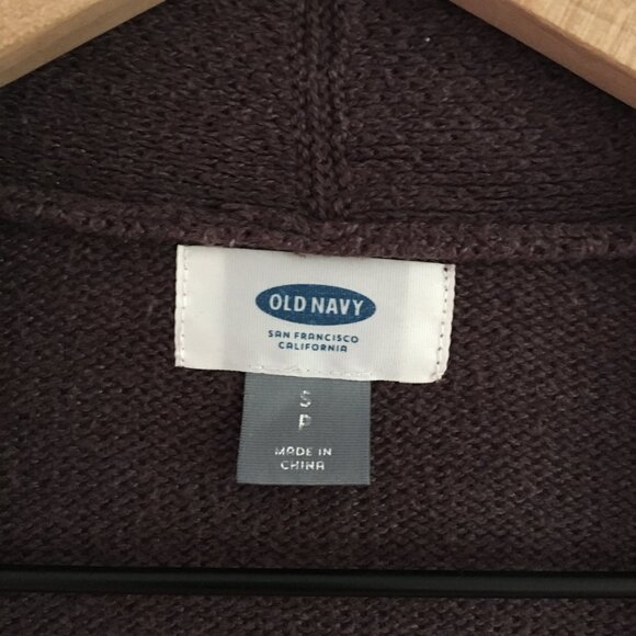 OLD NAVY | plum colored open front knit cardigan - Picture 5 of 8